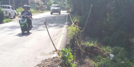 Waspada, Jalinsum Desa Karang Raja Rawan Longsor