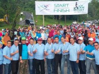 Ribuan Peserta Ramaikan Jalan Sehat HUT PTBA