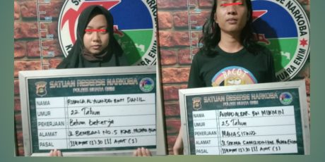 Miliki 750 Gram Ganja, Polres Muara Enim Amankan Sepasang Remaja