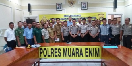 Kapolres Pimpin Rakor Penanggulangan Karhutla