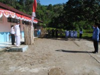 Warga Desa Padang Bindu Gelar Upacara HUT RI Ke-71