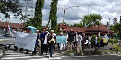 Aliansi Pemuda Muslim Muara Enim Tuntut Ahok Dipenjarakan