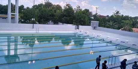 PTBA Serahkan Kolam Renang Berskala Internasional Kepada Pemkab Muara Enim