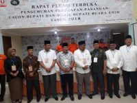 4 Pasang Calon Bupati Resmi Bertarung di Pilkada Muara Enim