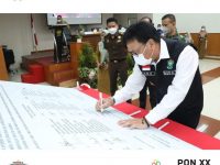 Para Calon Kades di Muara Enim Tanda Tangani Fakta Integritas