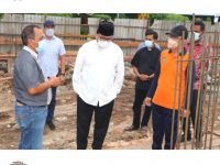 Pj Bupati Pantau Pembangunan Renovasi Gereja Paroki Santo Yosef Tanjung Enim