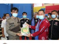 Vaksinasi Masal Tahap 2 di GOR Pancasila Muara Enim Berjalan Sukses