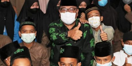 Pj. Bupati Muara Enim Kunjungi Ponpes dan Panti Asuhan Rawdhaotut Taufiq