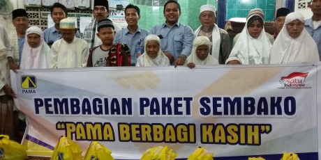 PT Pama Gelar Bukber Jamaah Masjid Al Hidayah Desa Darmo