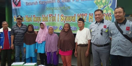 PT MME Salurkan 216 Bingkisan Lebaran