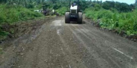 Jalan Lingkar Lembak Tanjung Agung Diperbaiki