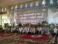 Bupati dan Wabup Muara Enim Hadiri Tabligh Akbar Peringatan Nuzulul Qur’an
