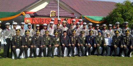 Kapolres Muara Enim Pimpin Upacara HUT Bhayangkara
