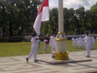 Bupati Muara Enim Pimpin Upacara HUT RI Ke-71