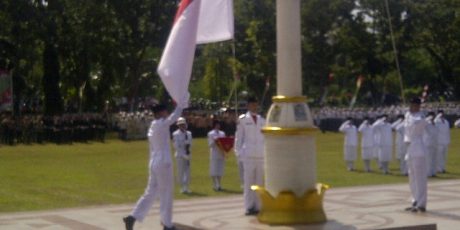Bupati Muara Enim Pimpin Upacara HUT RI Ke-71