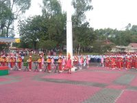 Marching Band SD Negeri 1 Lawang Kidul Tampil Memukau di Puncak HUT PTBA