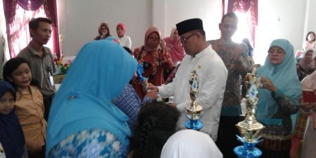 Dinas Perpustakaan dan Kearsipan Muara Enim Gelar Lomba Mendongeng dan Pidato Tingkat Pelajar