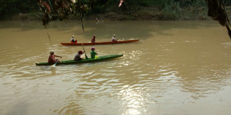 Semarakan HUT RI Ke-72, Desa Tanjung Raja Gelar Lomba Bidar