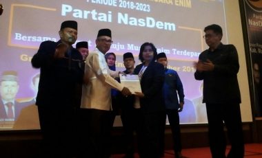 Partai Nasdem Muara Enim Resmi Usung Syamsul Bahri pada Pilkada 2018