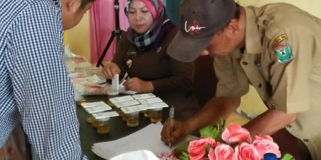 Pastikan Perangkatnya Tidak Konsumsi Narkoba, Pemdes Perjito Undang BNN untuk Tes Urine