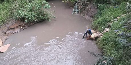 Tim Dinas Lingkungan Hidup dan Walhi Sumsel Siap Terjun Terkait Dugaan Pencemaran Sungai Kiahan