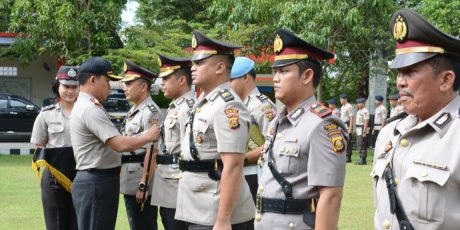 Polres Muara Enim Mutasi Tiga Jabatan Perwira