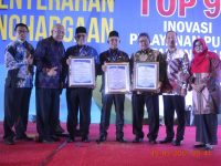 Penghargaan Top 99 Inovasi Pelayanan Publik dan UNPSA Tahun 2018 Kembali Diterima Pemkab Muara Enim