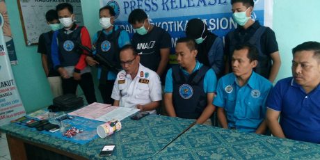 BNNK Muara Enim Ringkus Pecatan TNI dan Honorer Pengedar Narkoba