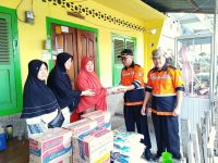 Baznas Muara Enim Salurkan Bantuan Kepada Korban Kebakaran di Kelurahan Tungkal