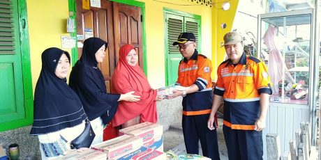 Baznas Muara Enim Salurkan Bantuan Kepada Korban Kebakaran di Kelurahan Tungkal