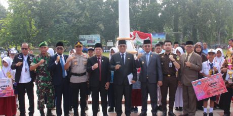 Bupati Muara Enim Pimpin Upacara Hardiknas Tahun 2019