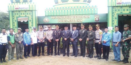 Bupati Ahmad Yani Cek Kesiapan Pospam Lebaran 2019