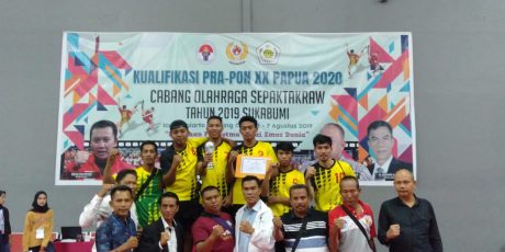 Tim Sepak Takraw Putra Sumsel Melaju ke PON 2020 di Papua
