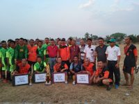 Semarakan HUT RI ke-74, Kecamatan Lawang Kidul Bersama PTBA Gelar Turnamen Bola U-40