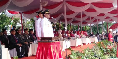 Upacara HUT RI Ke-74 di Muara Enim Berlangsung Meriah dan Khidmat