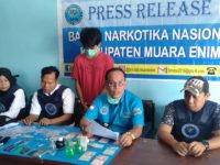 BNNK Muara Enim Ringkus Bandar Narkoba dari Kecamatan Lawang Kidul
