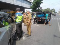 Satlantas Polres Muara Enim bersama Dispenda dan Jasa Raharja Gelar Razia Pajak Kendaraan