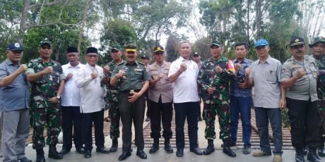 Tim Wasev Tinjau Lokasi TMMD Ke-106 Kodim 0404 Muara Enim di Lubai