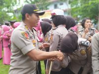 126 Personil Polres Muara Enim Naik Pangkat