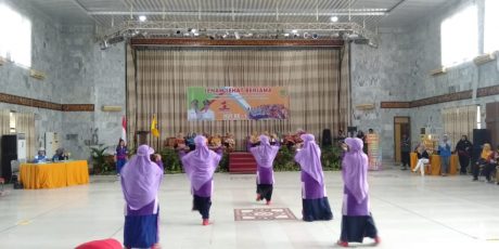 Senam Sehat Semarakan HUT Ke-1 GOW Muara Enim