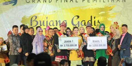 Zaydan dan Catherine Terpilih Jadi Bujang Gadis Tanjung Enim 2020