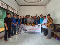 Peringati HPN, PWI Muara Enim Gelar Potong Nasi Tumpeng