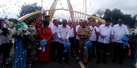 Jembatan Tanjung Enim II Desain Tanjak Jadi Icon Baru Kota Tanjung Enim