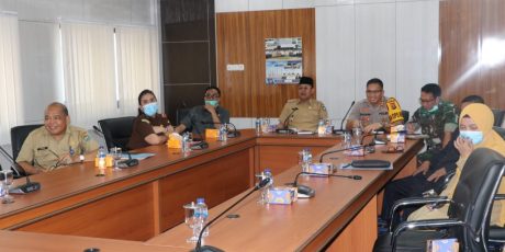 Plt Bupati Muara Enim Laporkan Penanganan Covid-19 kepada Gubernur