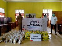 PT Pertamina EP Asset 2 Limau Field Salurkan Bantuan Paket Sembako