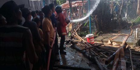 Diduga Konsleting Listrik, 4 Rumah di Muara Lawai Ludes Terbakar