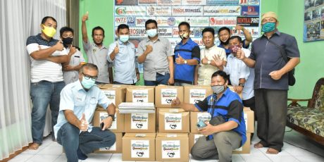 Jelang Akhir Tahun, Humas PTBA Tbk Sambangi Rumah Jurnalis PWI Muara Enim