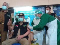 Bupati Muara Enim Disuntik Perdana Vaksin Covid-19