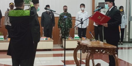 Gubernur Sumsel Resmi Lantik Emran Tabrani Sebagai Penjabat Sekda Muara Enim