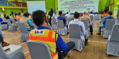 Vendor dan Kontraktor PTBA Ikuti Sosialisasi Pengendalian dan Pencegahan Covid-19